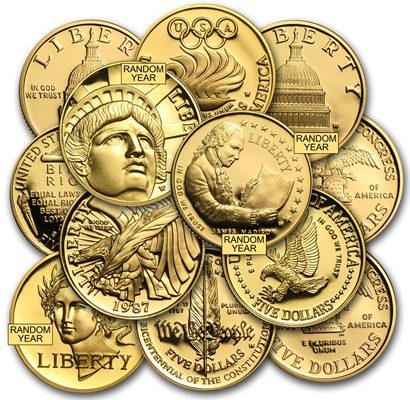 U.S. Gold Commemorative $5