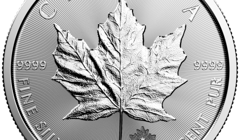Silver Canadian Maple Leaf (1 Oz.)