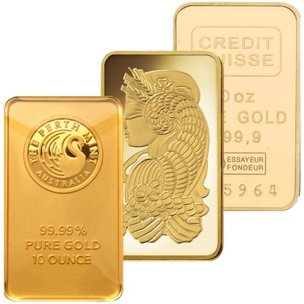 An illustration of pure gold bars