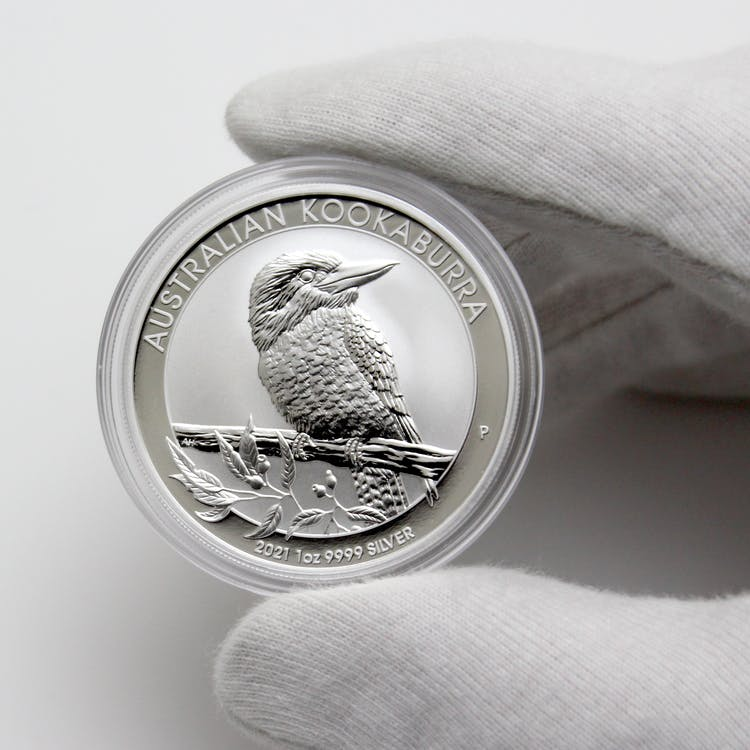 an Australian silver coin