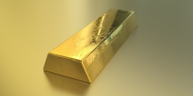 a gold bar