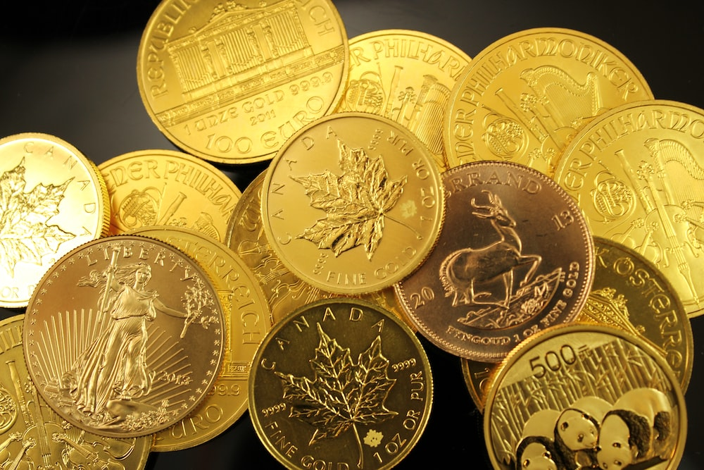 plenty of gold coins