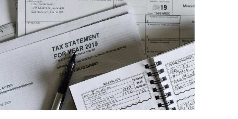 Official tax statement documents.