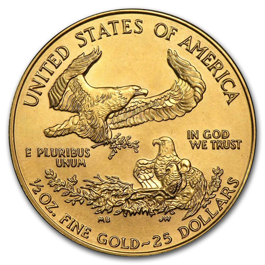 a gold coin.