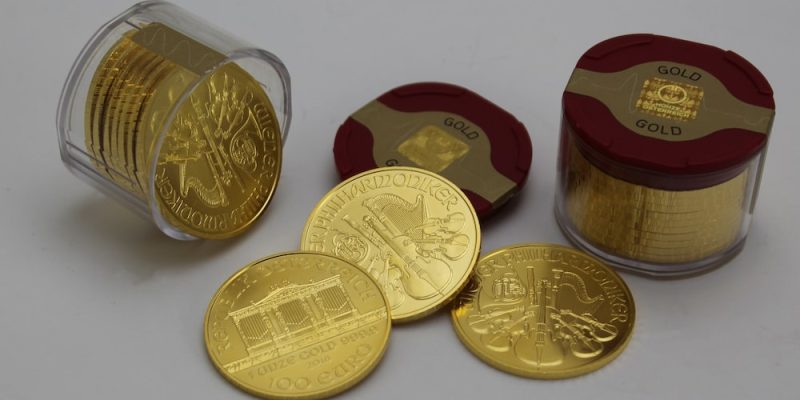 Pure gold coins
