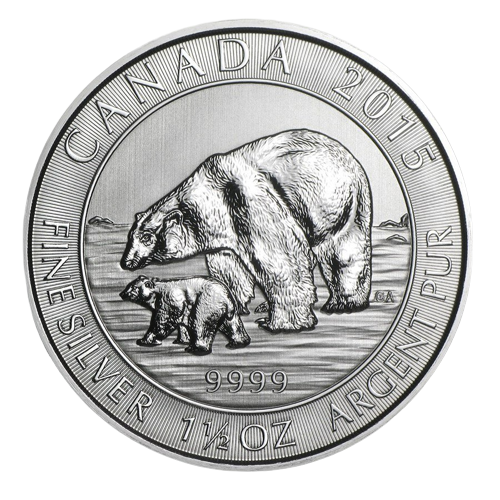 2015-silver-royal-canadian-mint-polar-bear-cub-1.5-oz-front