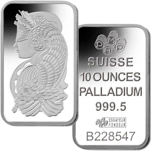 IRA Approved Palladium Bars. Size and type “Based on Availability”