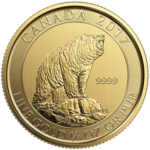 2017 Royal Canadian Mint Grizzly Bear 1/3 oz Gold Coin