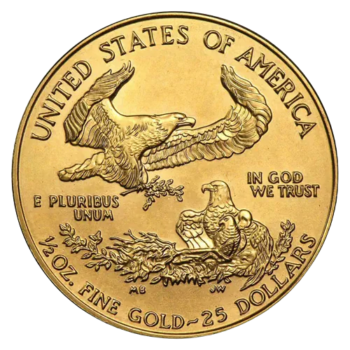 American Eagle 1/2 oz Gold Coin BU - Image 2