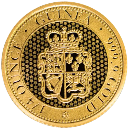 Rose Crown Guinea 1/4 oz Gold Coin BU - Image 2