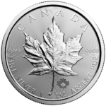 Canadian Maple Leaf 1 oz Silver Coin BU