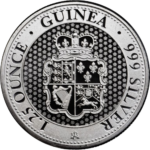 Rose Crown Guinea 1.25 oz Silver Coin BU (Year Varies)