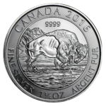 Canadian Mint Bison 1.25 oz Silver Coin BU