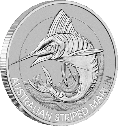 2020 Striped Marlin 1/3 oz Platinum Coin BU